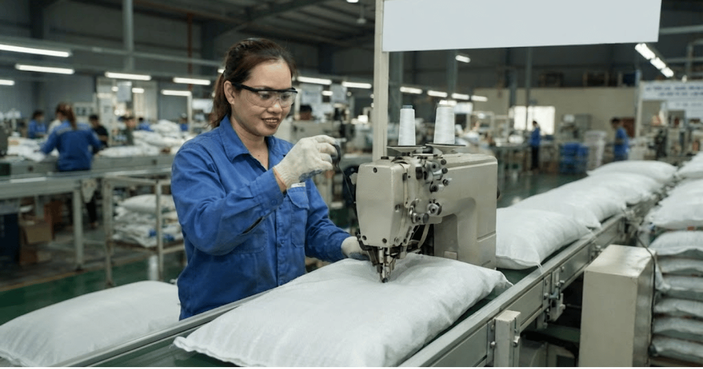 Quy trình kiểm tra đường may bao
