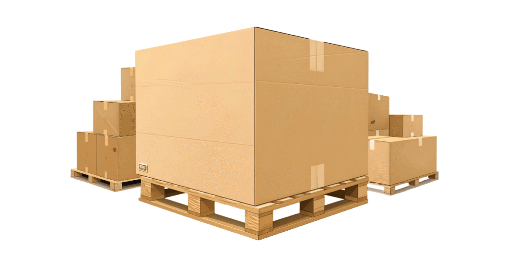 Xếp thùng carton trên pallet